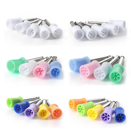 AZDENT Dental Rubber Polishing Prophy Cup Brushes RA2.35mm For Contra-angle Handpiece 100pcs/Box - azdentall.com