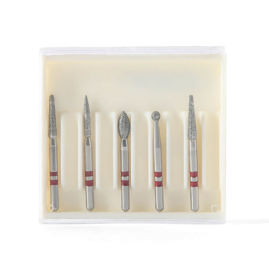 AZDENT Dental Diamond Zirconia Bur Kit 5pcs/Box - azdentall.com