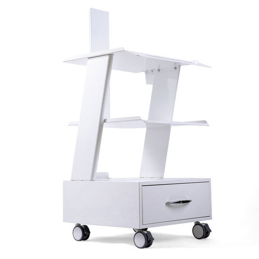 Dental Mobile K2 Mouth Sweeping Trolley Rolling Cart Three Layer - azdentall.com