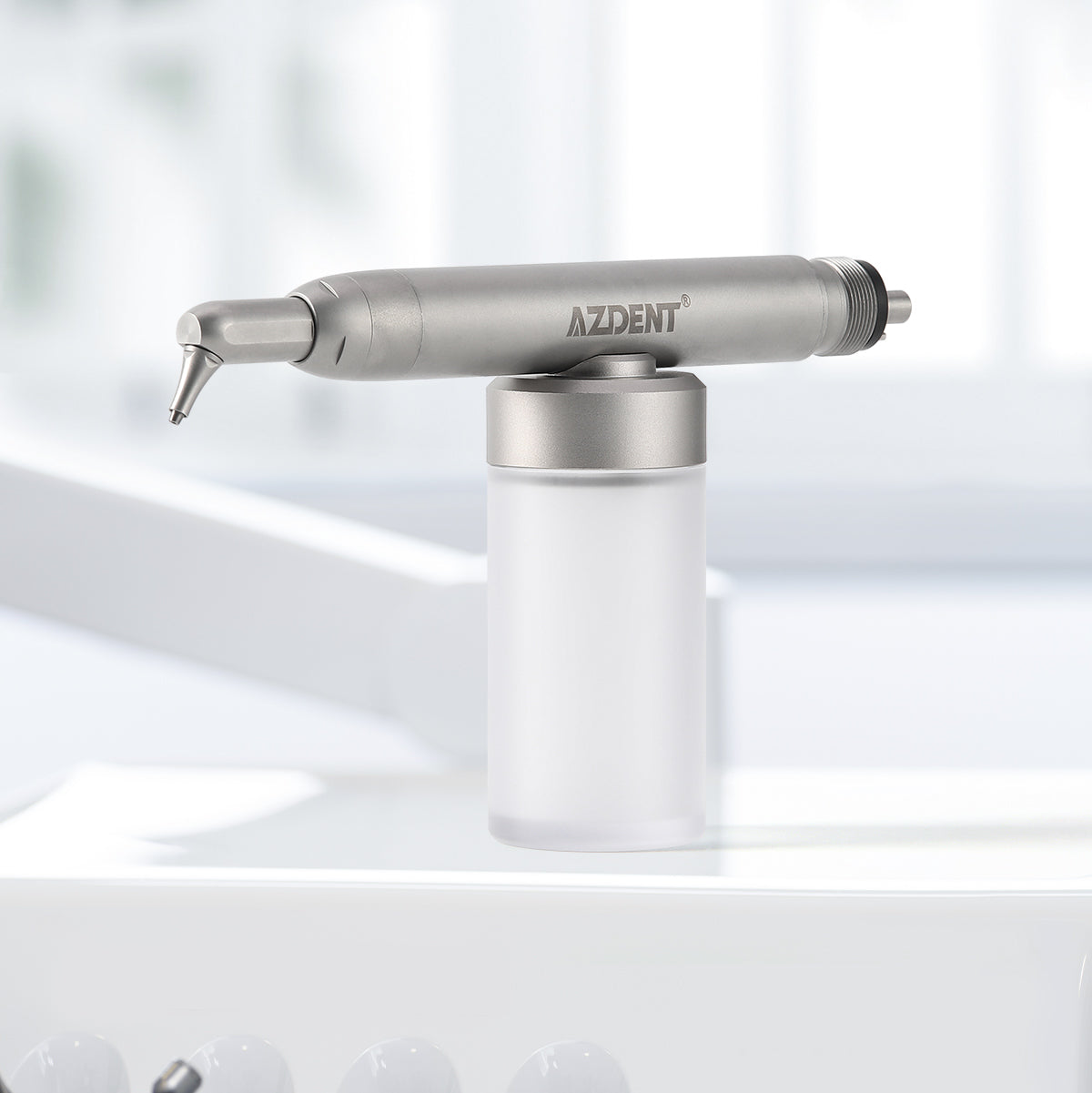 AZDENT Dental Aluminum Oxide Air Abrasion Micro Blaster Sandblasting Gun with Water 2/4Hole - azdentall.com