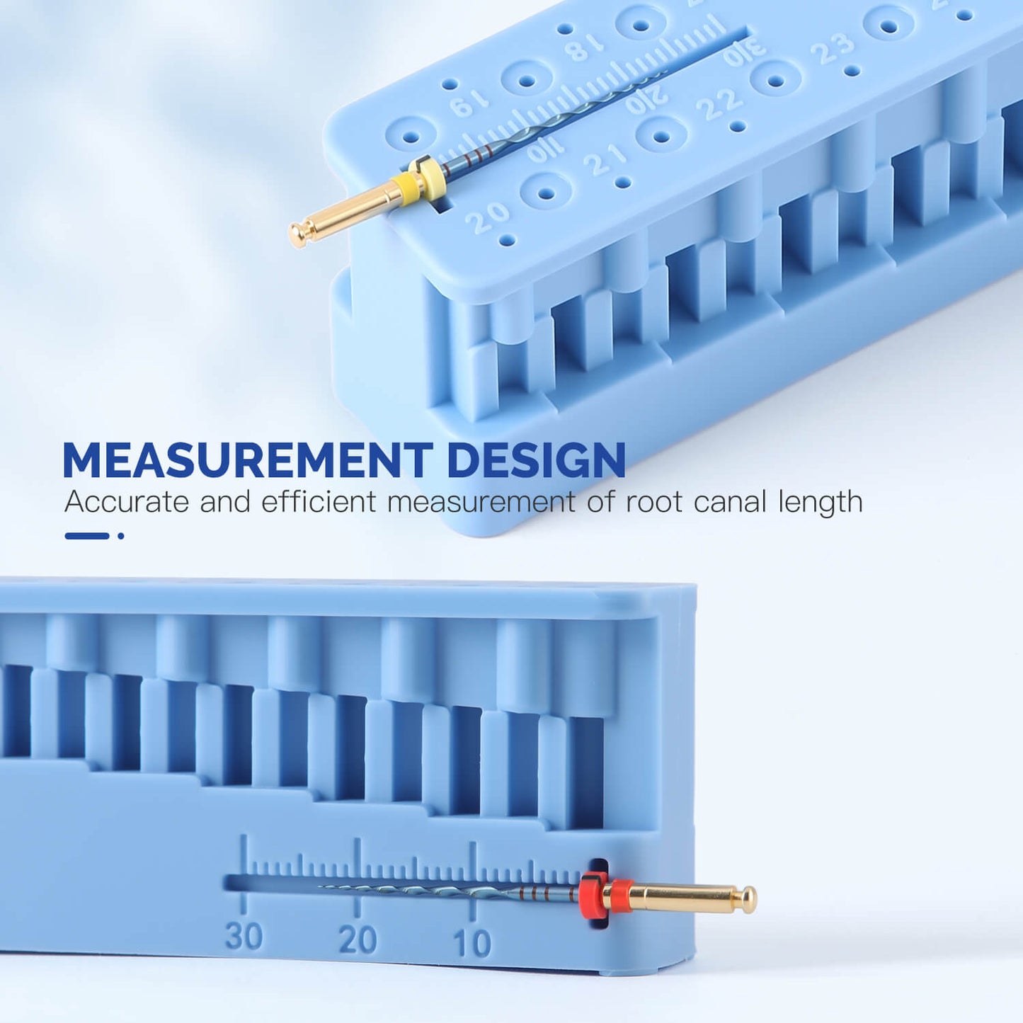 Dental Endo File Holder w/ Measuring Ruler Autoclavable - azdentall.com