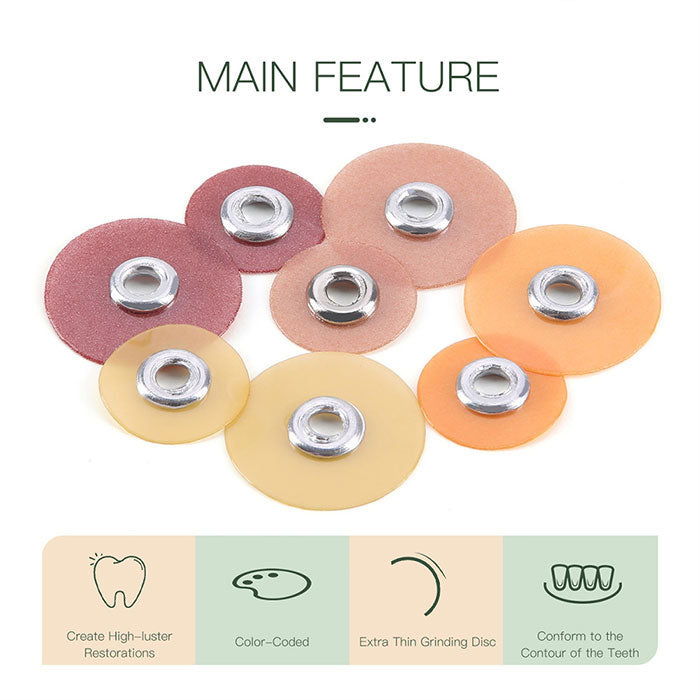 Dental Finishing & Polishing Discs 1/2 or 3/8 Coarse Medium Fine Superfine & Mandrel CA 2.35mm - azdentall.com