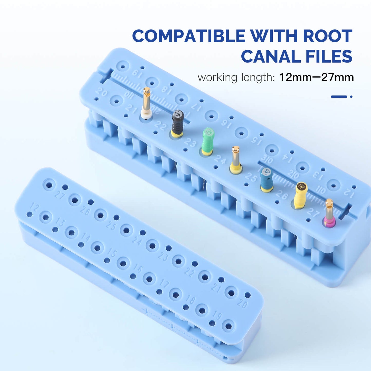 Dental Endo File Holder w/ Measuring Ruler Autoclavable - azdentall.com