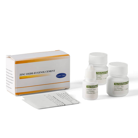 Dental Zinc Oxide Eugenol Cement Kit Self-Curing Type III 20g Powder + 6ml Liquid - azdentall.com
