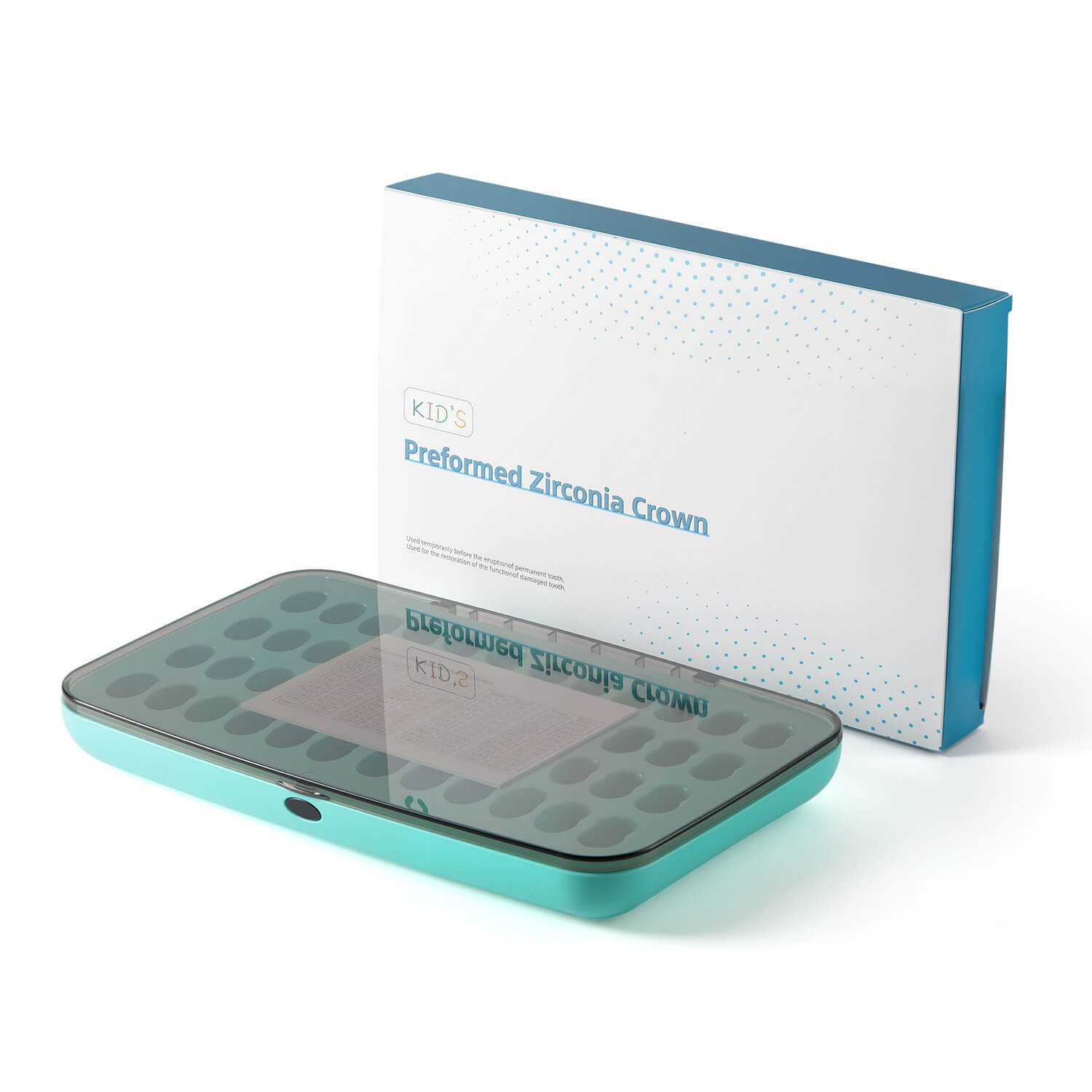 Dental Zirconia Crowns Kit for Kids Posterior Teeth Primary Molar Crowns 48pcs/Box - azdentall.com