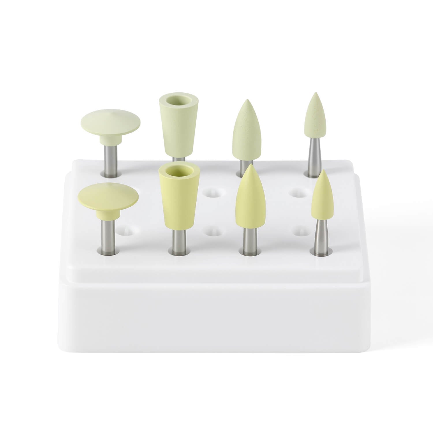 Dental Composite Silicone Polishing Kit RA2.35mm Medium and Fine 8Pcs/Box - azdentall.com