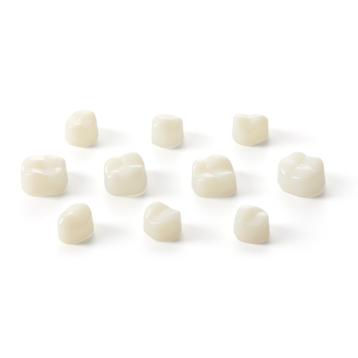 Dental Temporary Resin Teeth Crown Material for Anterior Molar Posterior Teeth 50pcs/Bag - azdentall.com
