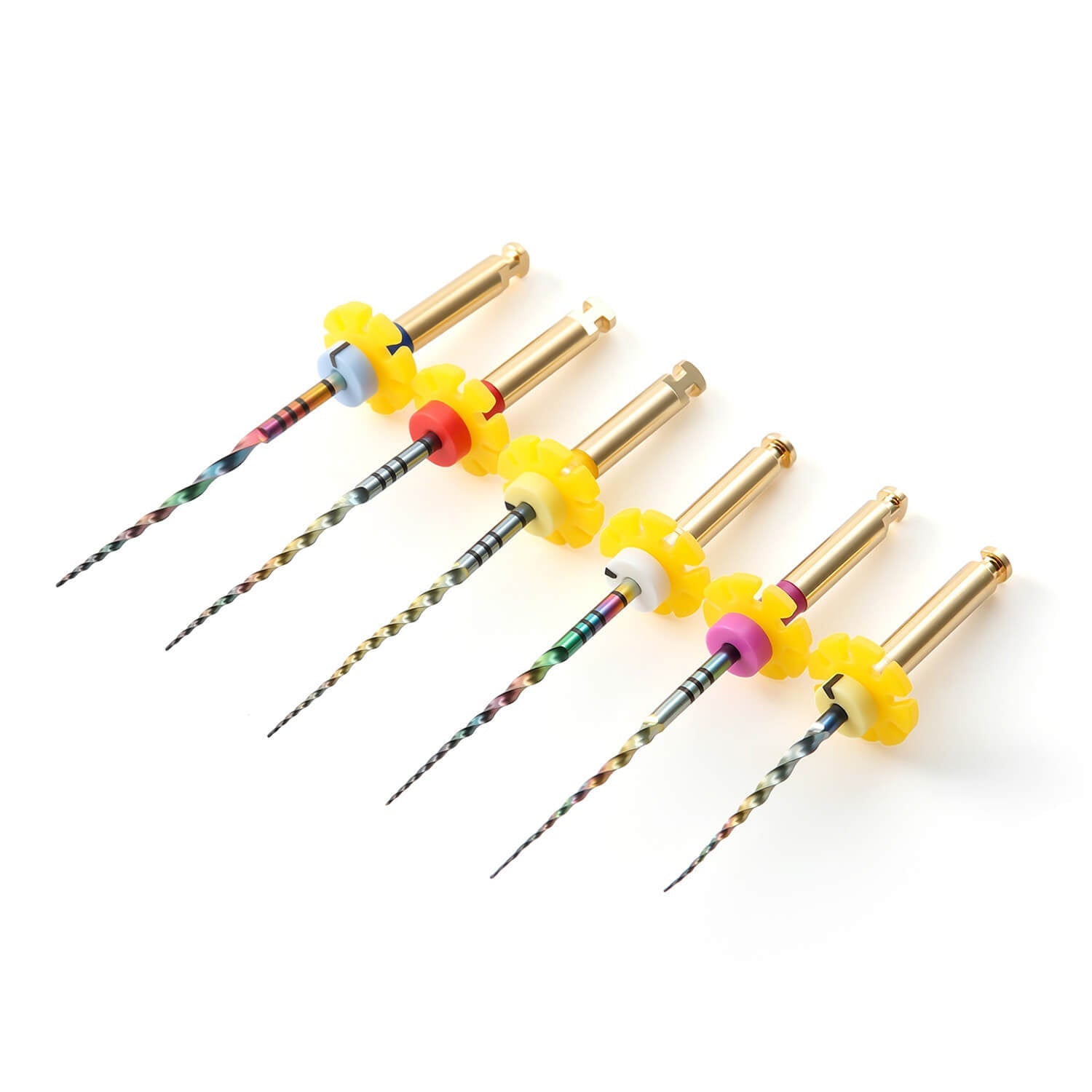 AZDENT Dental Engine Rotary Super Files Rainbow NiTi Thermal Activation Files 25mm 6pcs/Pack - azdentall.com