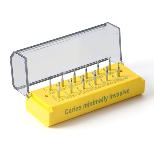 Dental Diamond Bur Carles Minimally Invasive Kit FG 1.6mm 12pcs/Kit - azdentall.com