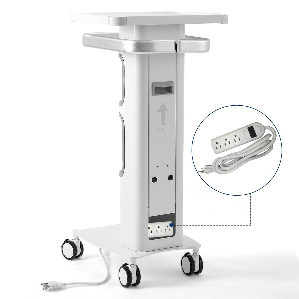 Dental Multi-Function Trolley Cart GM-1 Compact Model - azdentall.com