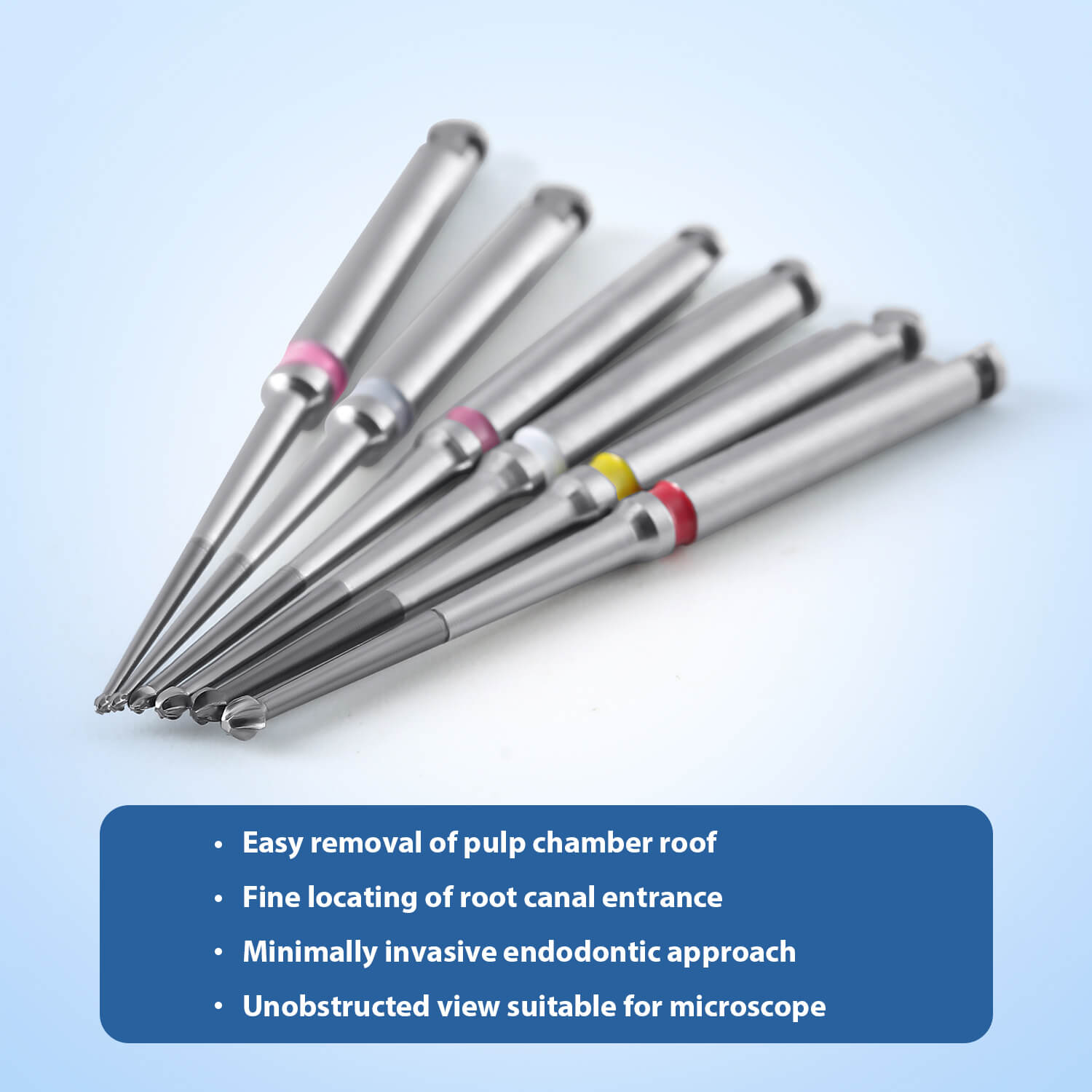 Dental Long Neck Microscope Endo Tungsten Carbide Bur 31mm/34mm RA 2.35mm 6pcs/Pack - azdentall.com