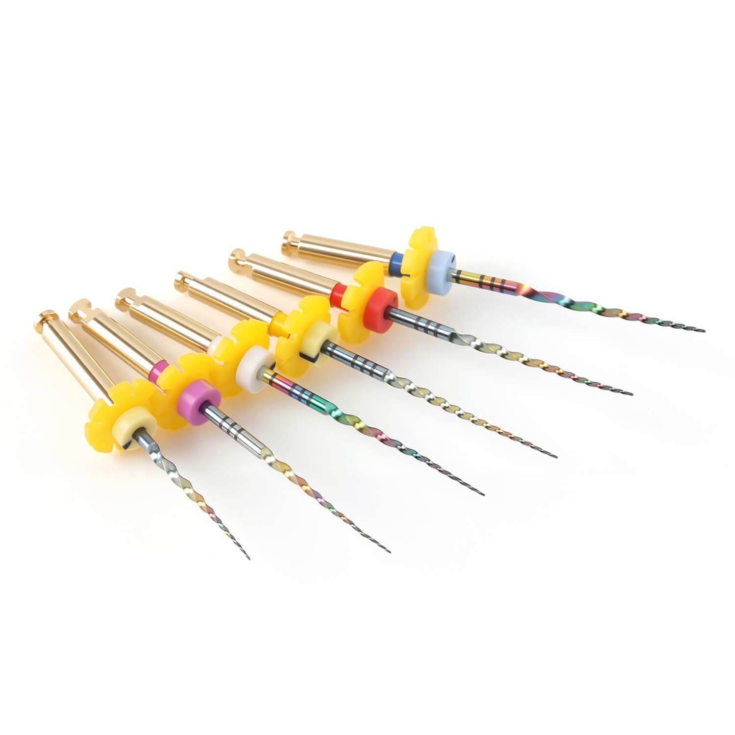 AZDENT Dental Engine Rotary Super Files Rainbow NiTi Thermal Activation Files 25mm 6pcs/Pack - azdentall.com
