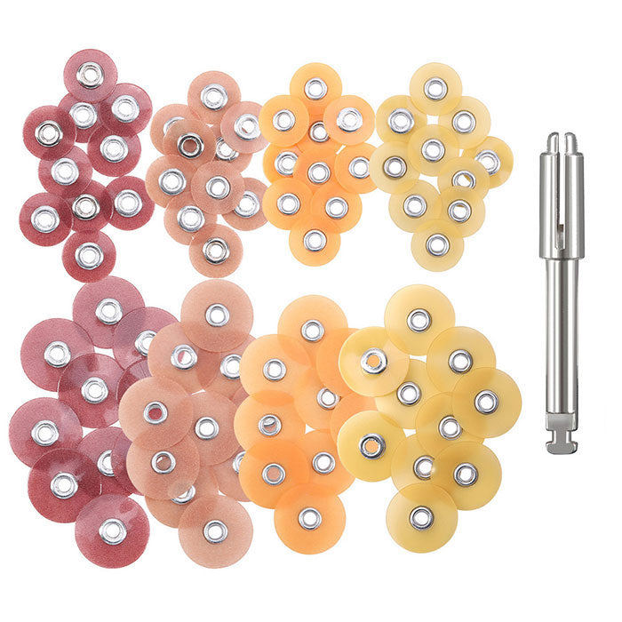 Dental Finishing & Polishing Discs 1/2 or 3/8 Coarse Medium Fine Superfine & Mandrel CA 2.35mm - azdentall.com