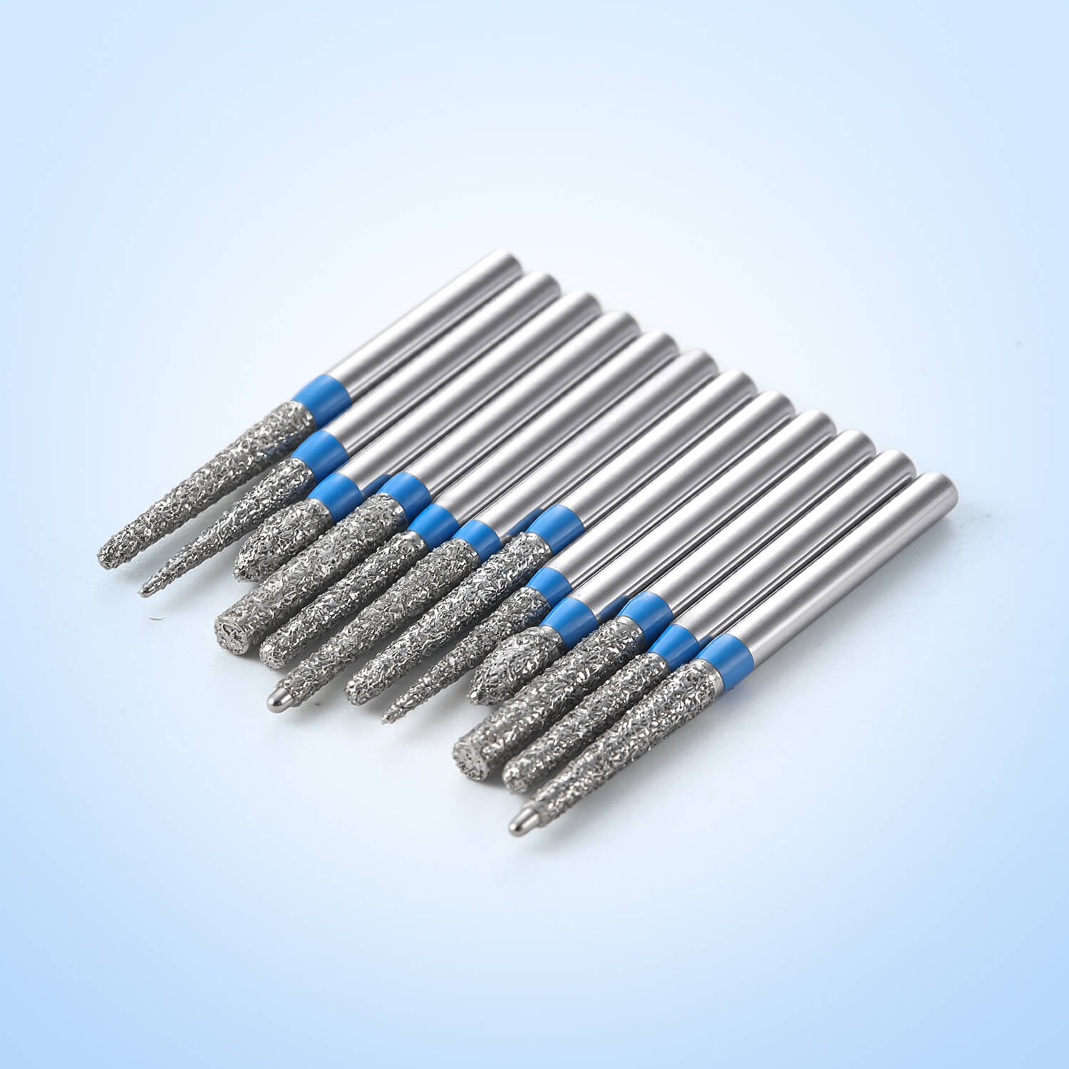 Dental Diamond Bur Shoulder Preparation Kit FG 1.6mm 12pcs/Kit - azdentall.com