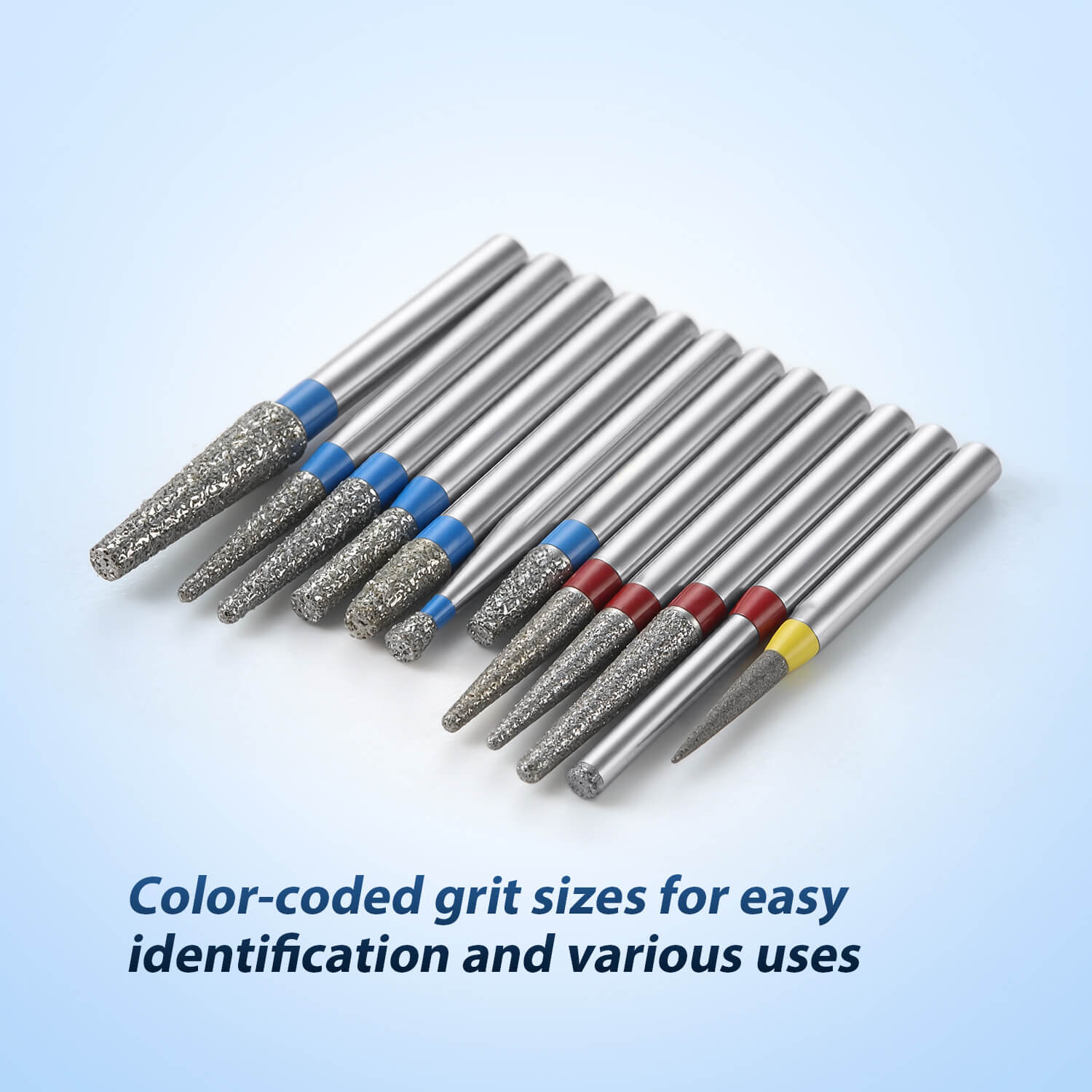 Dental Diamond Bur Inlay Preparation Kit FG 1.6mm 12pcs/Kit - azdentall.com