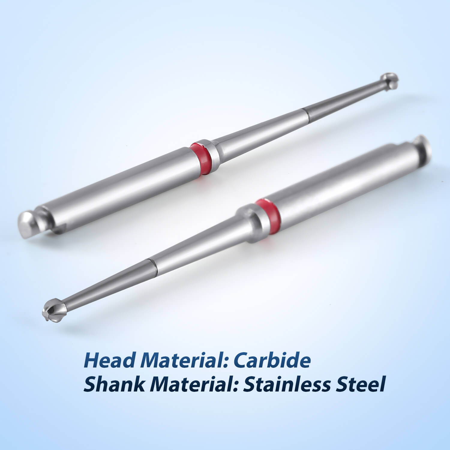 Dental Long Neck Microscope Endo Tungsten Carbide Bur 31mm/34mm RA 2.35mm 6pcs/Pack - azdentall.com