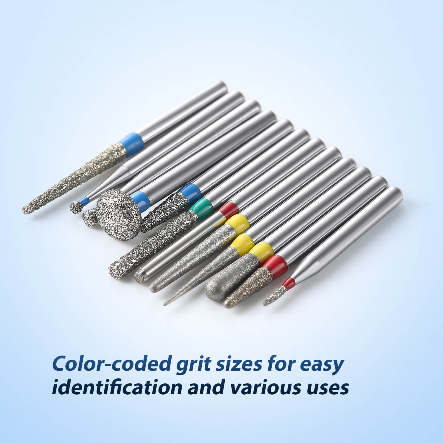 AZDENT Dental Diamond Bur Standard Kit FG 1.6mm 12pcs/Kit - azdentall.com