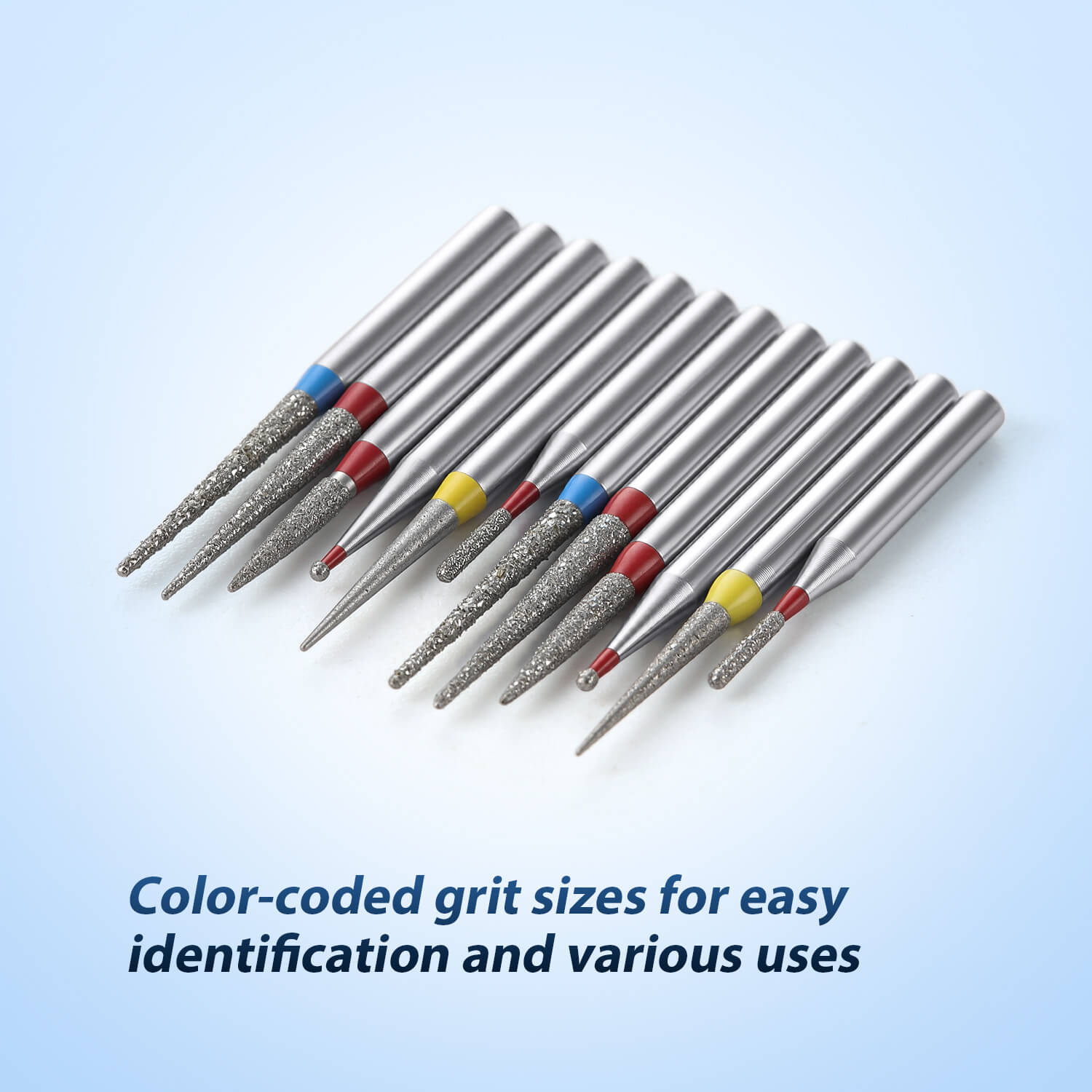 Dental Diamond Bur Precision Grinding Kit FG 1.6mm 12pcs/Kit - azdentall.com