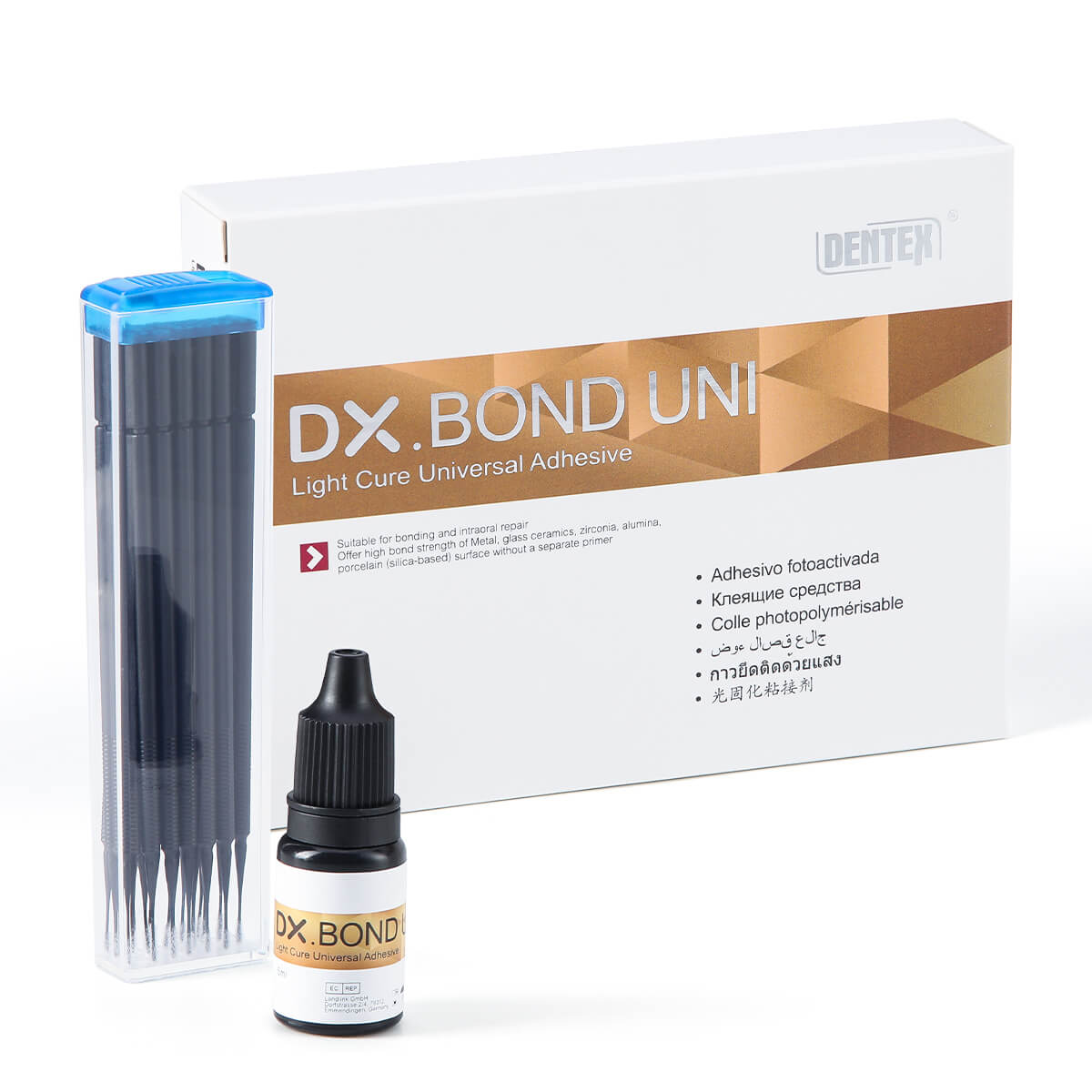 Dentex Dental Light Cure Universal Adhesive Bonding Agent Self-etch Gel 5ml - azdentall.com