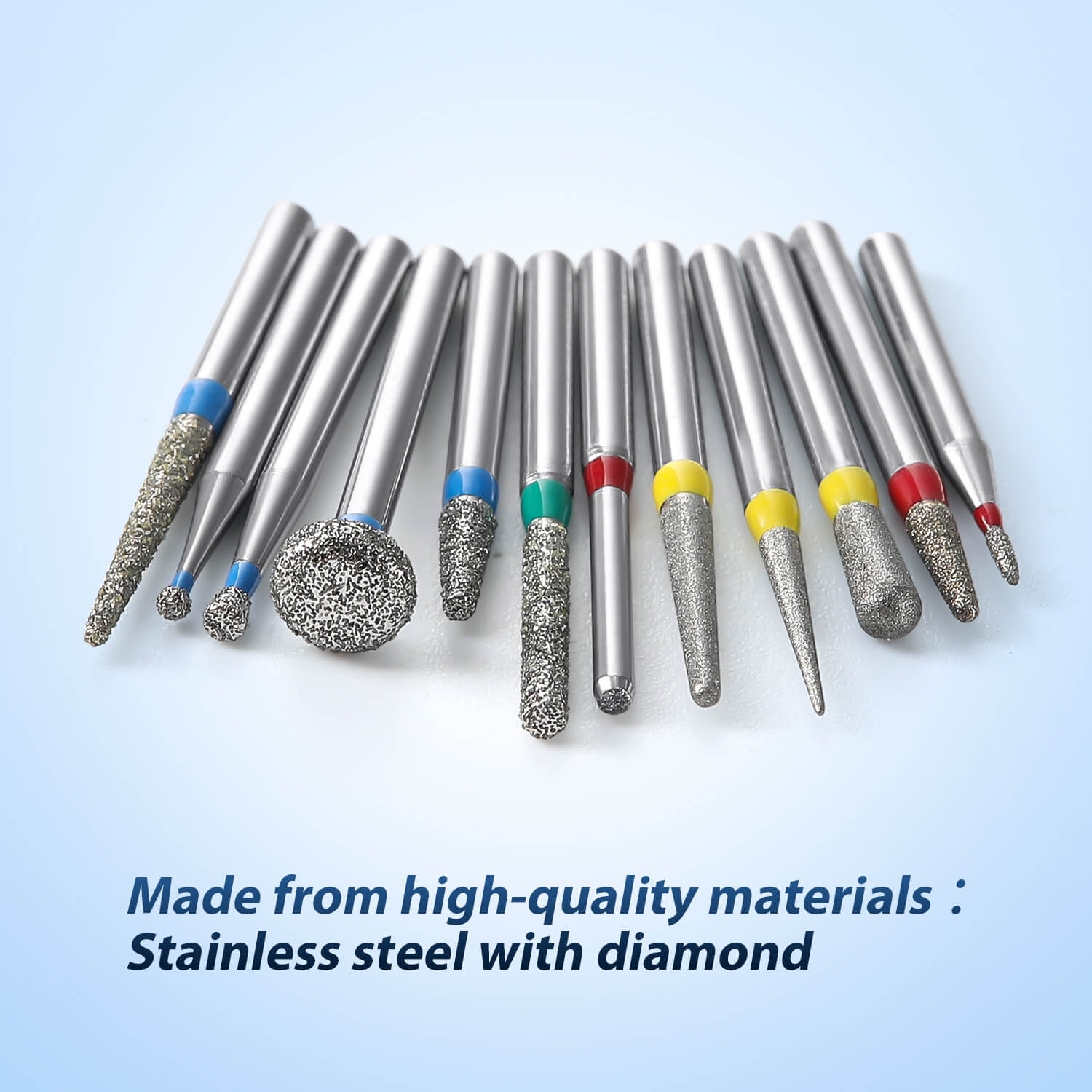 AZDENT Dental Diamond Bur Standard Kit FG 1.6mm 12pcs/Kit - azdentall.com