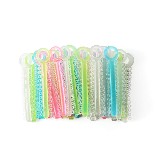AZDENT Orthodontic Ligature Ties Mixed Colors Dark Light 1040 pcs/Pack - azdentall.com