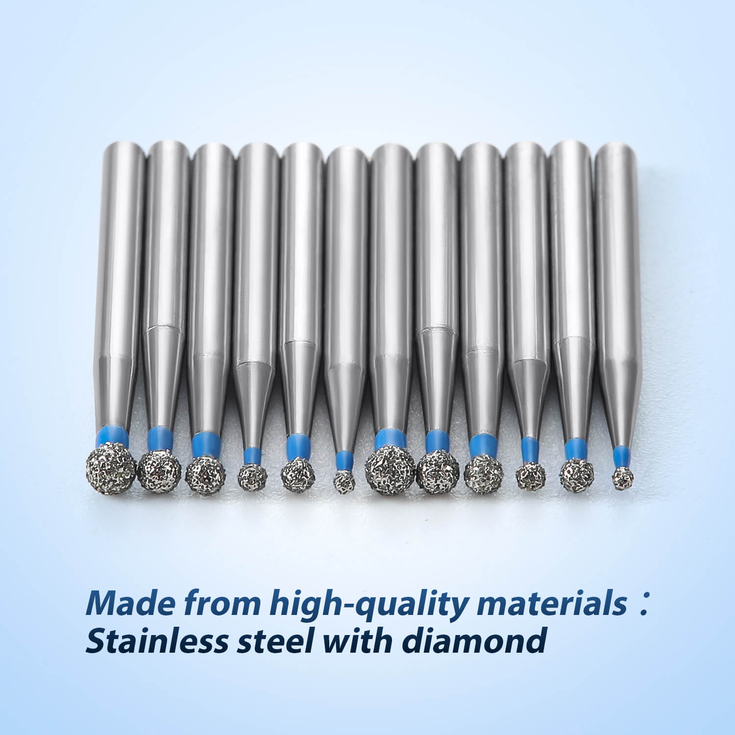 Dental Diamond Bur Broken Crown Kit FG 1.6mm 12pcs/Kit - azdentall.com