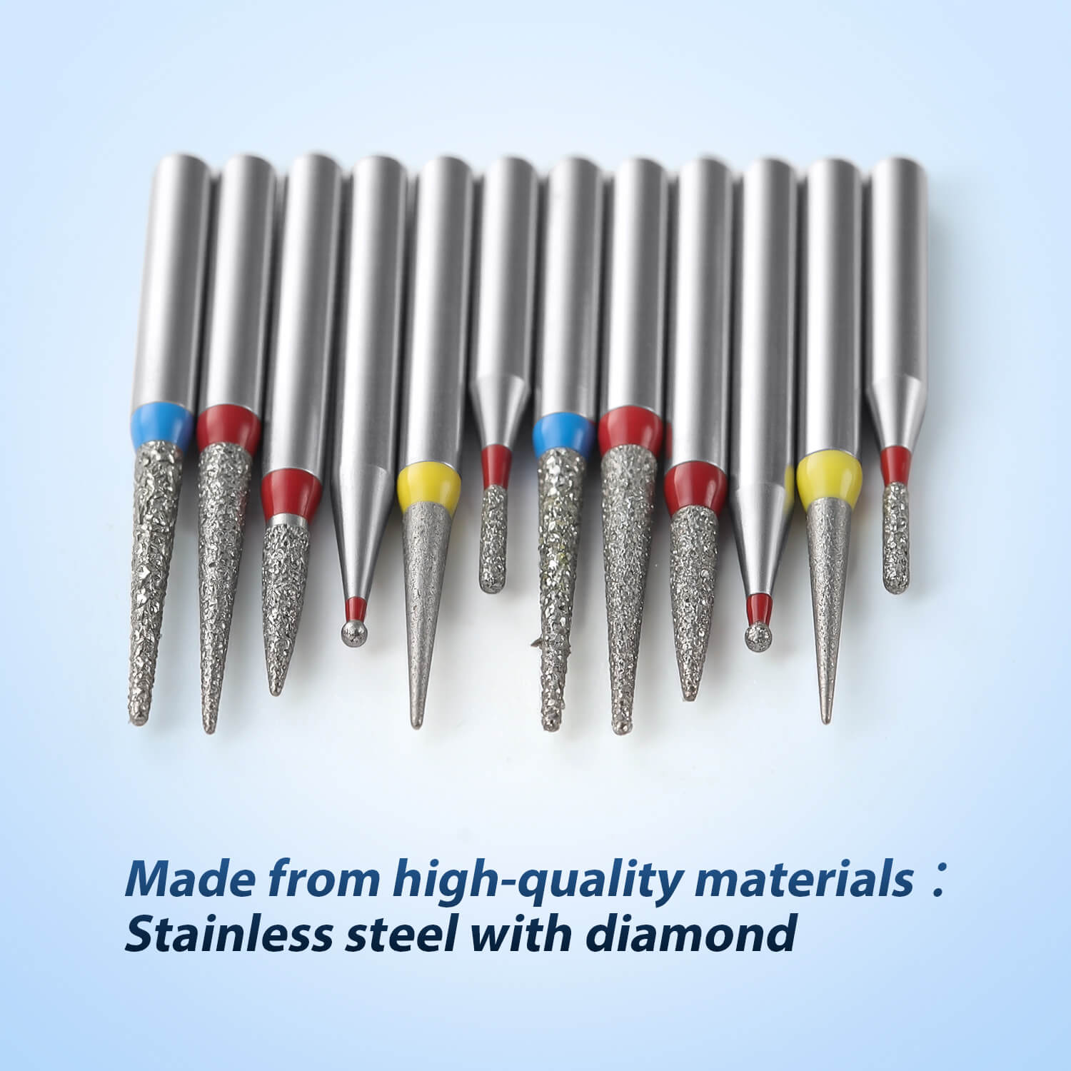 Dental Diamond Bur Precision Grinding Kit FG 1.6mm 12pcs/Kit - azdentall.com