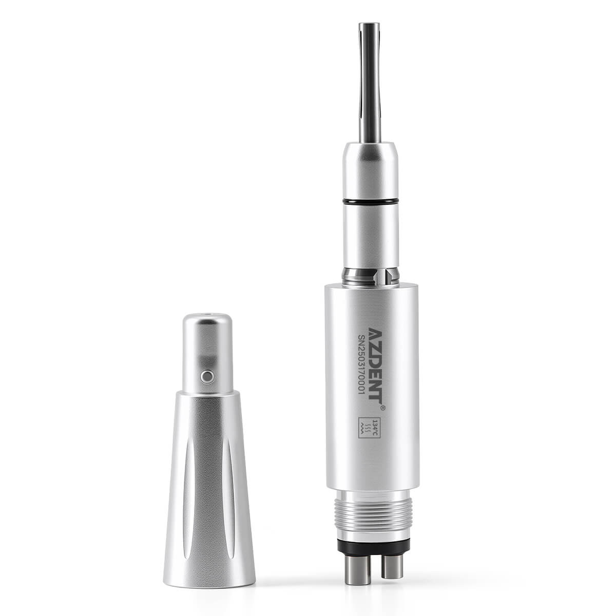 AZDENT Dental Hygiene Prophy Handpiece Air Motor 4 Holes with 3 Nose Cones - azdentall.com