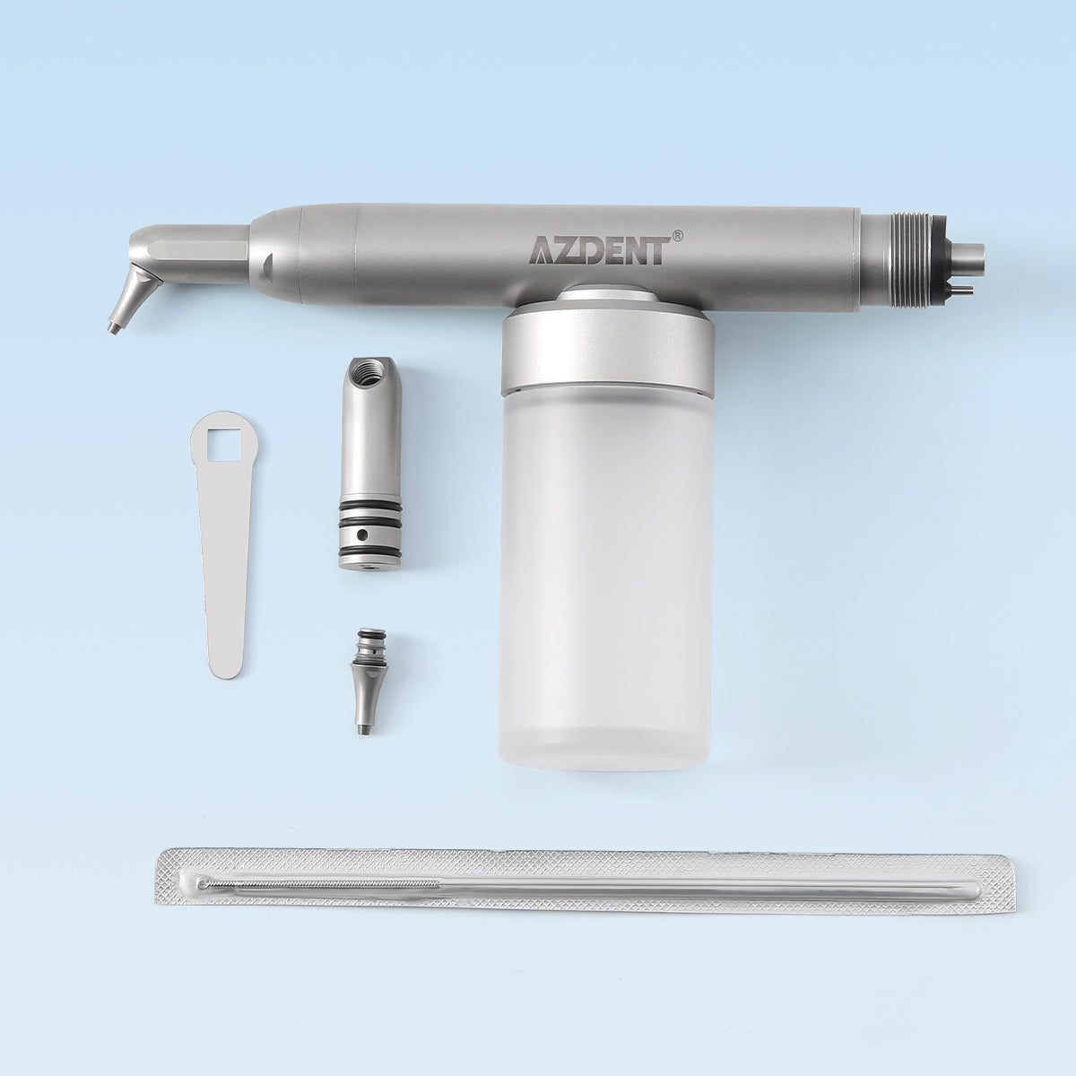 AZDENT Dental Aluminum Oxide Air Abrasion Micro Blaster Sandblasting Gun with Water 2/4Hole - azdentall.com