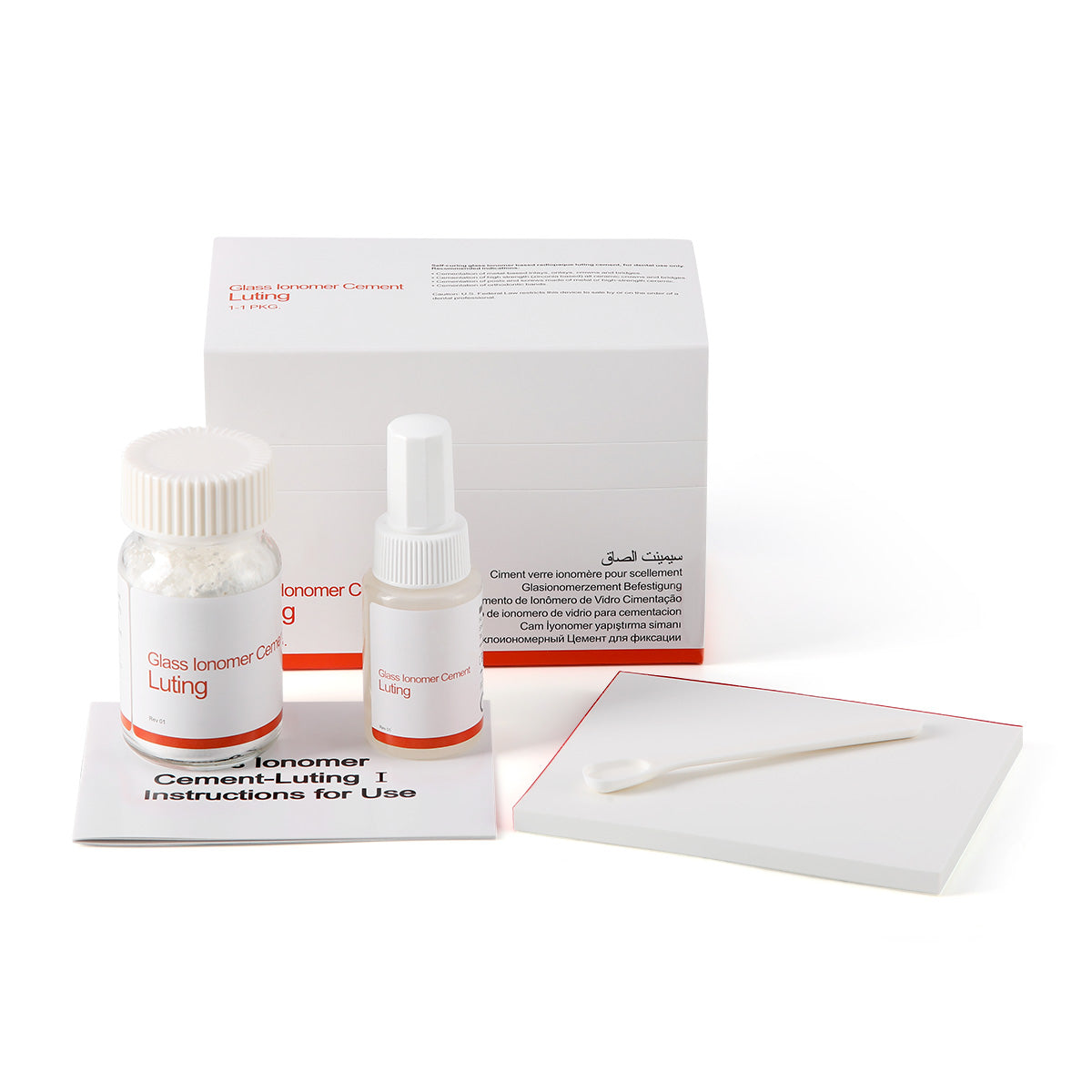 Dental Glass Ionomer Cement Permanent Adhesion For Teeth Crowns Bridge Powder And Liquid - azdentall.com