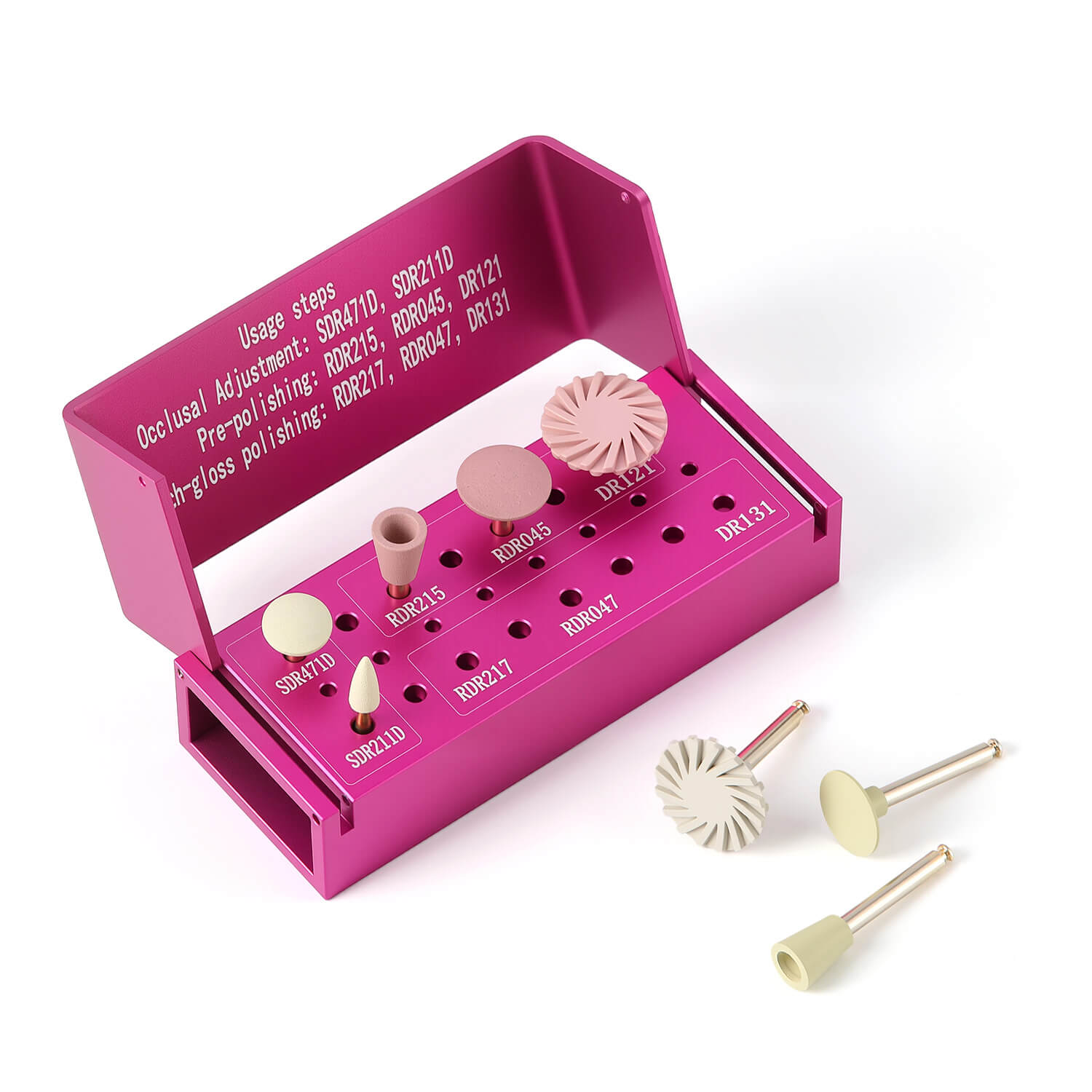 AZDENT Dental Zirconia Composite All-purpose Polishing Kit RA 2.35mm 8pcs/Box - azdentall.com