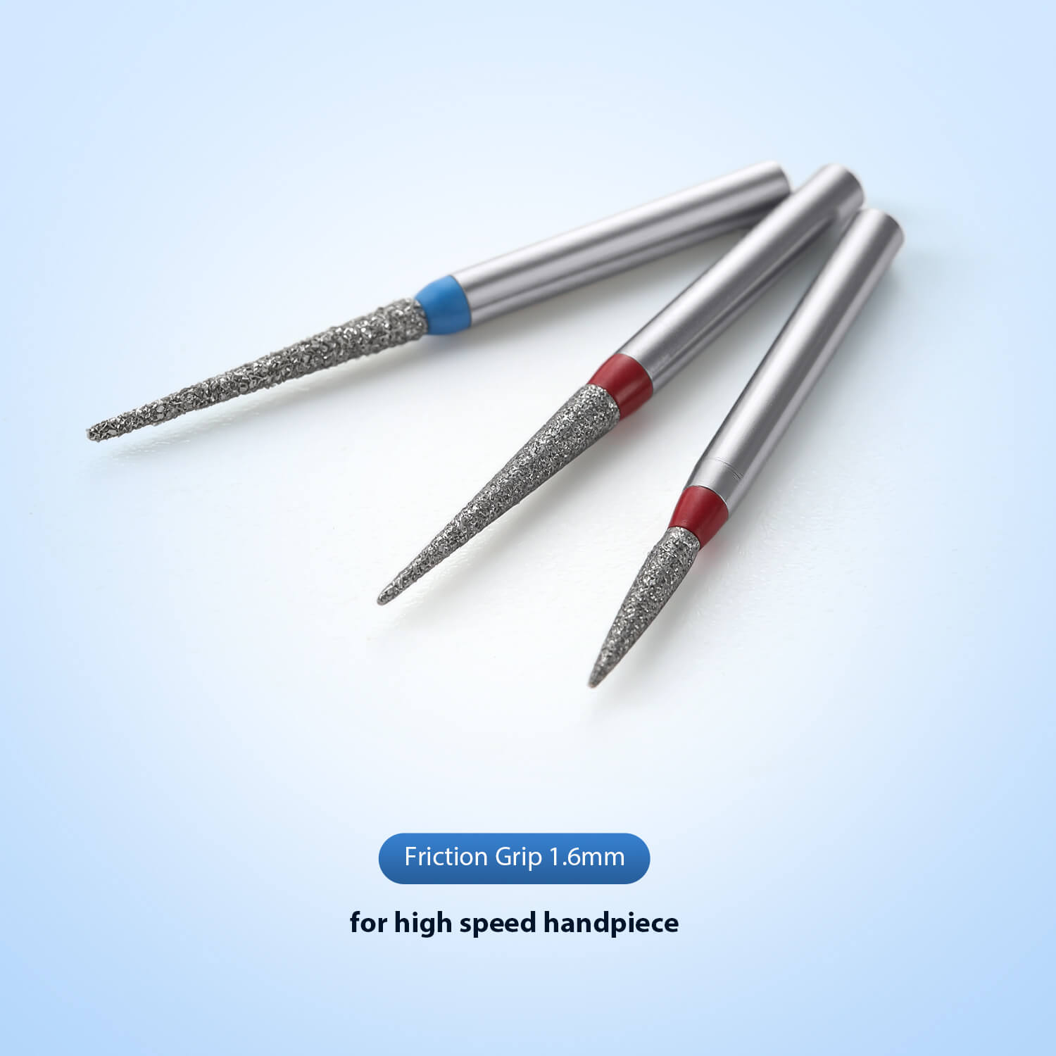 Dental Diamond Bur Precision Grinding Kit FG 1.6mm 12pcs/Kit - azdentall.com