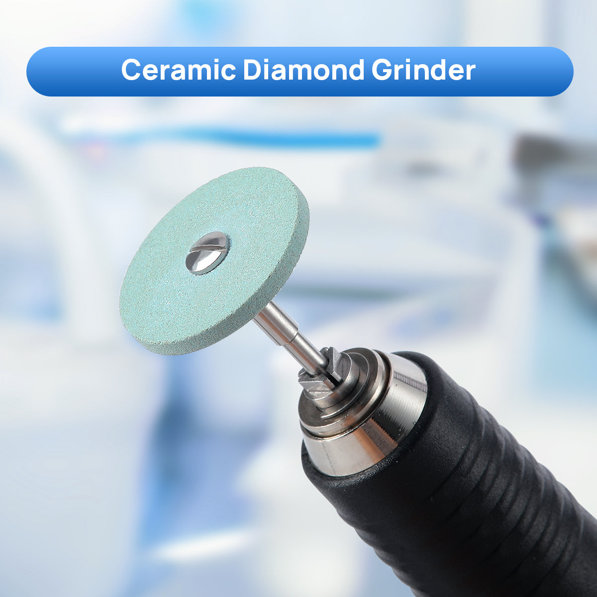 Dental Lab Ceramic Diamond Grinder Zirconia Porcelain Polish Mid-Coarse - azdentall.com