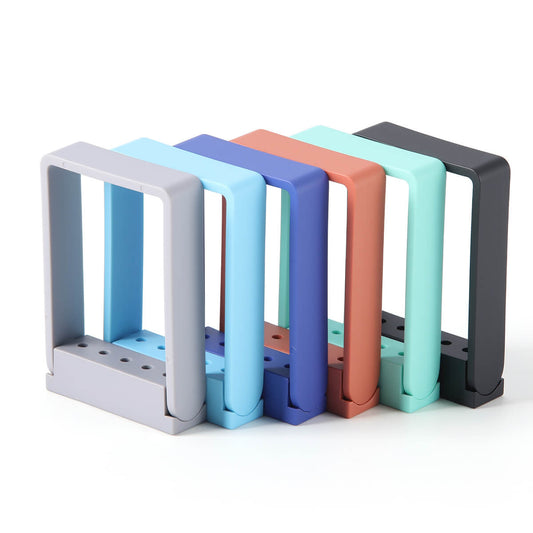 Dental 5 Holes HP Bur Autoclave Holder Compound Plastic - azdentall.com