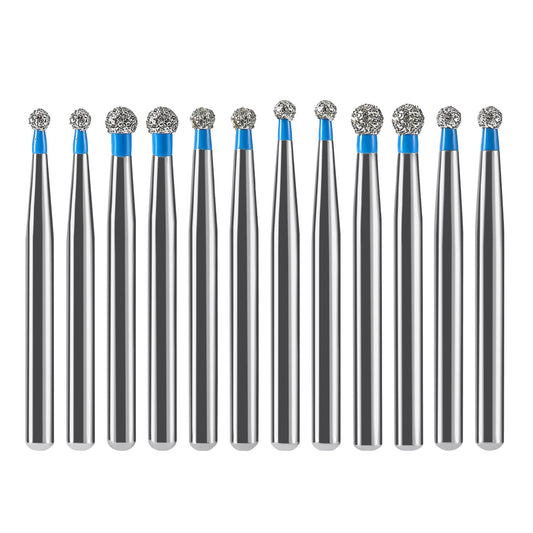 Dental Diamond Bur Broken Crown Kit FG 1.6mm 12pcs/Kit - azdentall.com