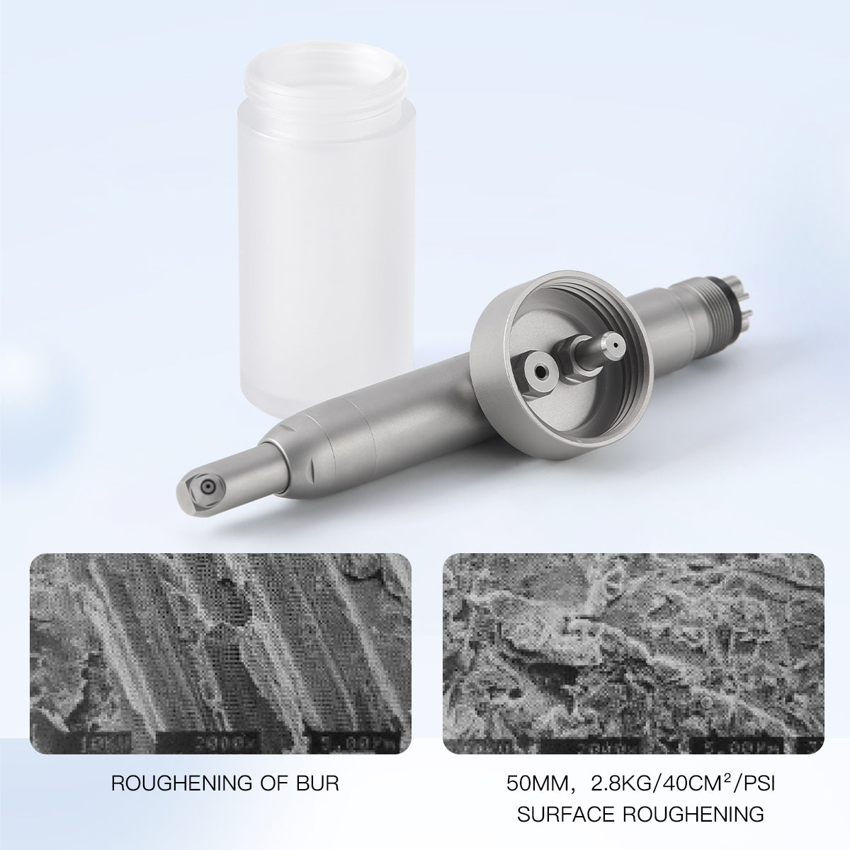 AZDENT Dental Aluminum Oxide Air Abrasion Micro Blaster Sandblasting Gun with Water 2/4Hole - azdentall.com