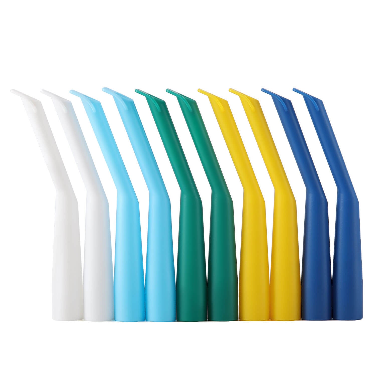 Dental Autoclavable Duckbill Evacuation Tips Strong Suction Tips Large Small 10pcs/Pack - azdentall.com