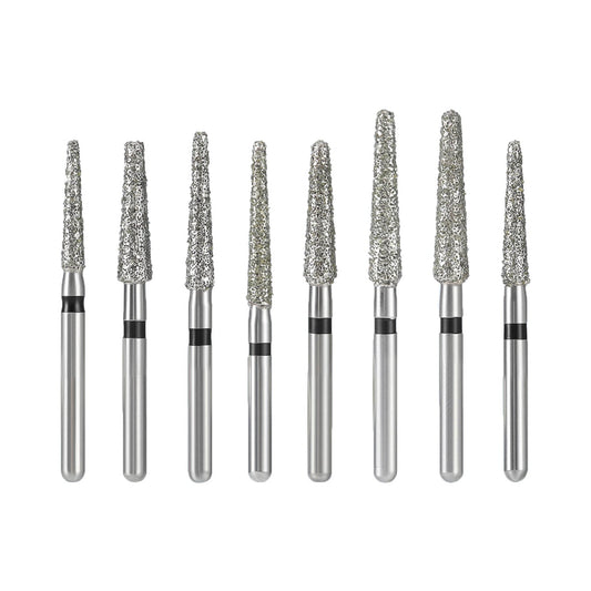 AZDENT Dental Diamond Burs Drills FG 1.6mm Flat/Round 10pcs/Box - azdentall.com