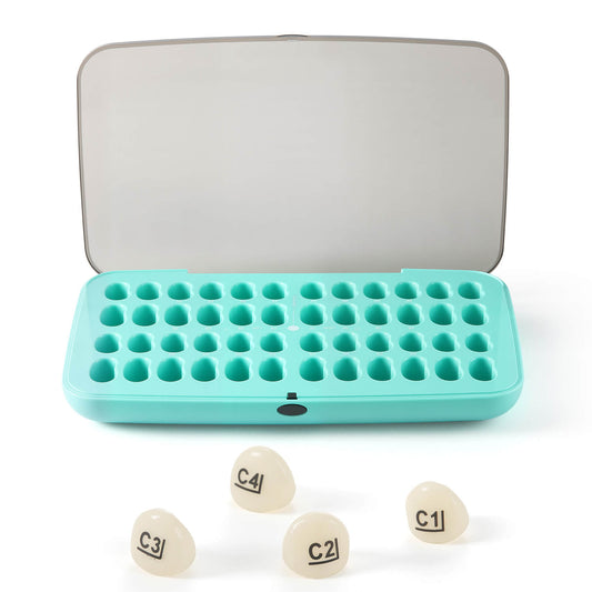 Dental Zirconia Crowns Kit for Kids Anterior Teeth Primary Molar Crowns 24pcs/Box - azdentall.com