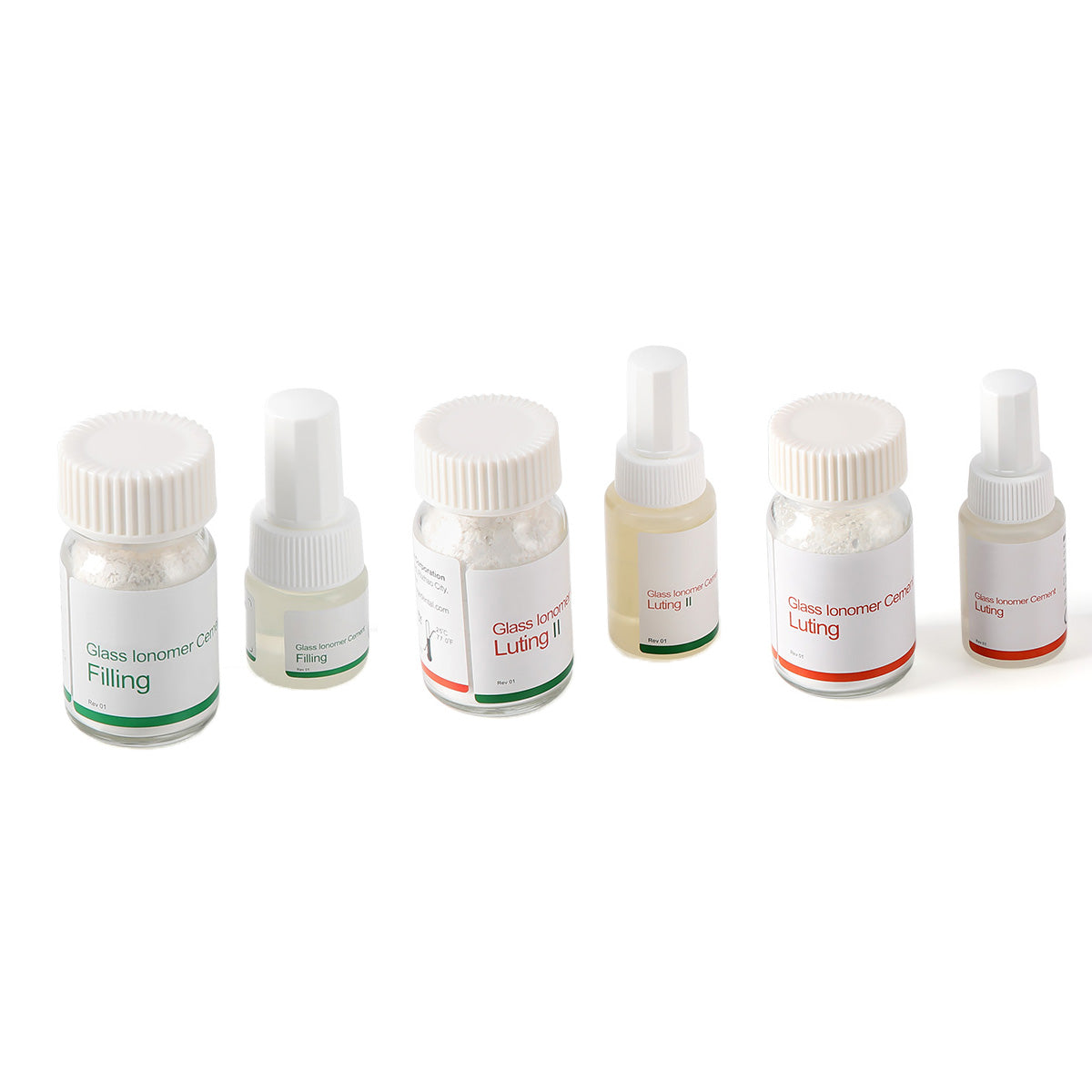 Dental Glass Ionomer Cement Permanent Adhesion For Teeth Crowns Bridge Powder And Liquid - azdentall.com