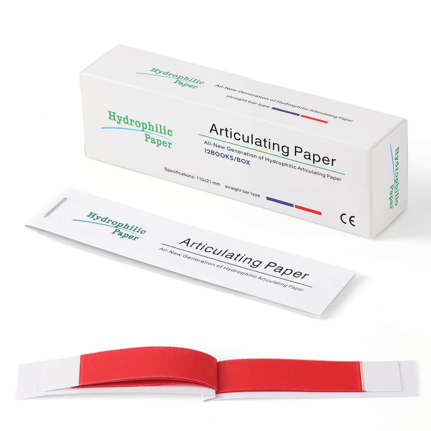 Dental Articulating Paper Double Sided Strips 144sheets/Box - azdentall.com