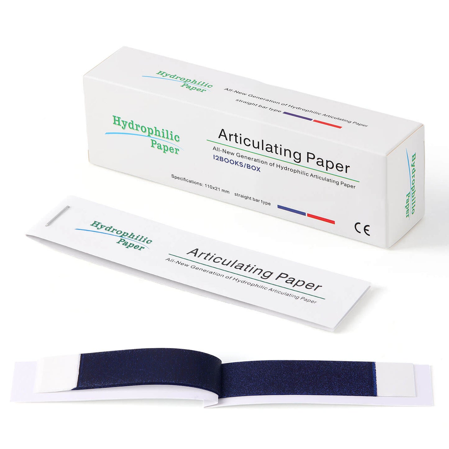 Dental Articulating Paper Double Sided Strips 144sheets/Box - azdentall.com
