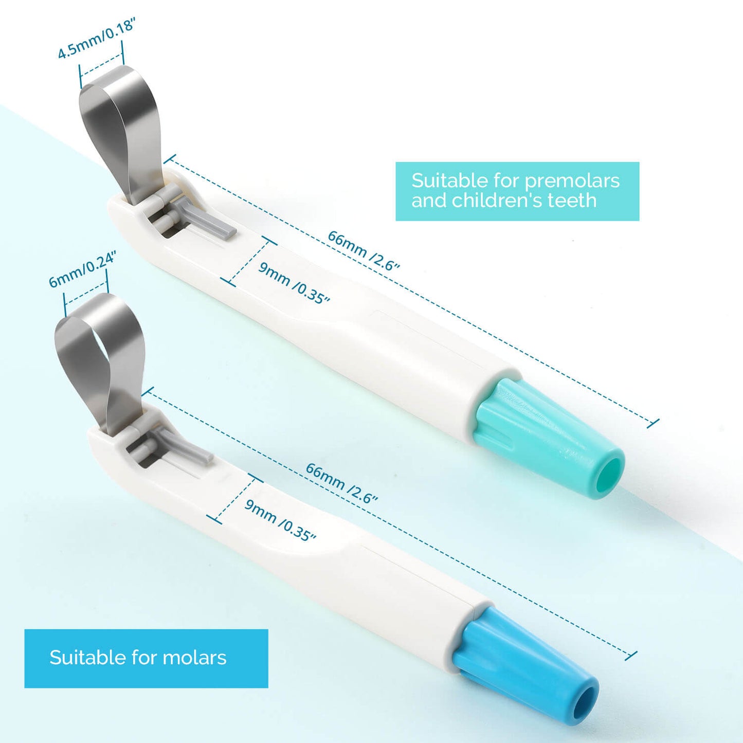 Dental Clear Contouring Matrix Band Adjustable Proximal Contouring Tool 6mm/4.5mm - azdentall.com