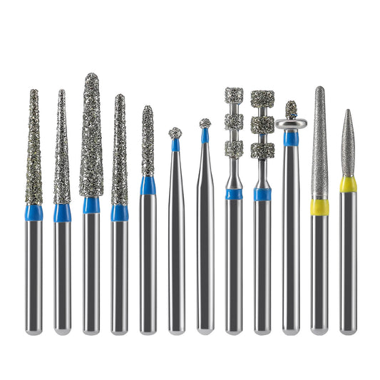 Dental Diamond Bur Anterior Veneer Kit FG 1.6mm 12pcs/Kit - azdentall.com