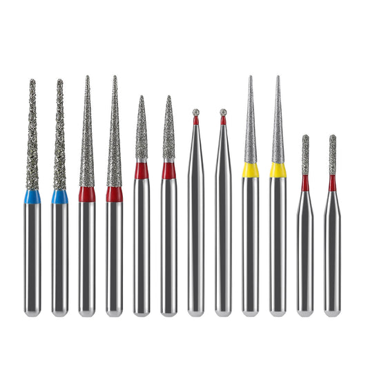 Dental Diamond Bur Precision Grinding Kit FG 1.6mm 12pcs/Kit - azdentall.com