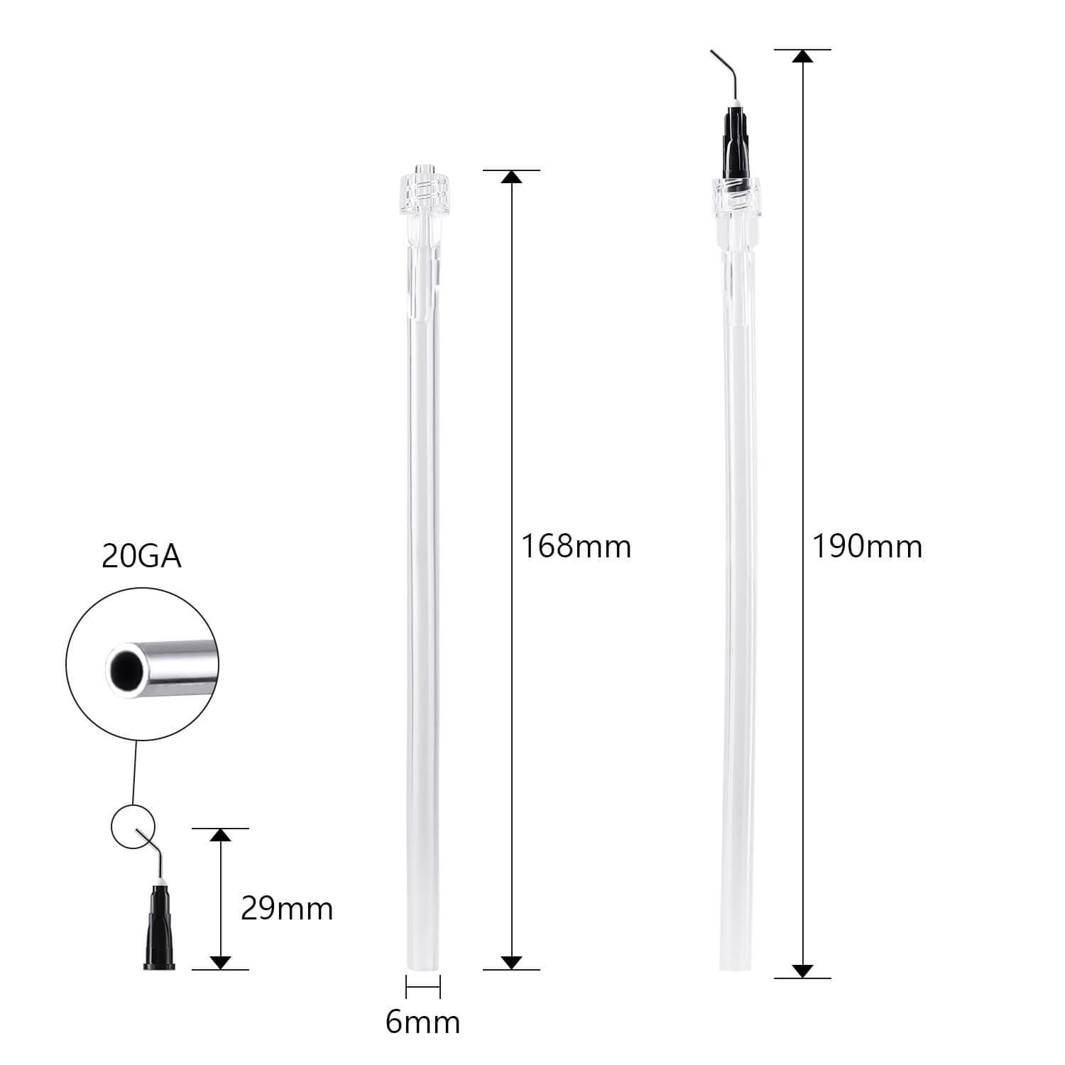 Disposable Saliva Ejector Tube with Irrigation Needle Tips 20 Kits/ Pack - azdentall.com