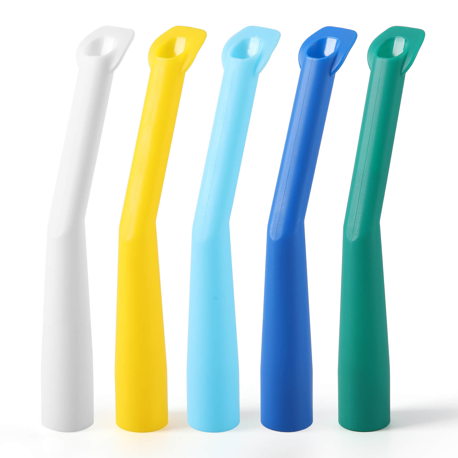 Dental Autoclavable Duckbill Evacuation Tips Strong Suction Tips Large Small 10pcs/Pack - azdentall.com