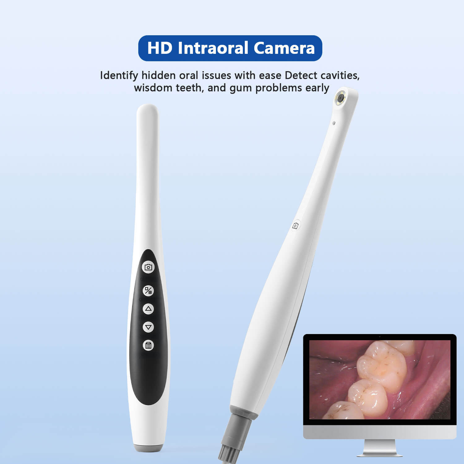 Dental USB Digital HD Intraoral Camera 6 LED Lights 2.0MP High Pixel - azdentall.com
