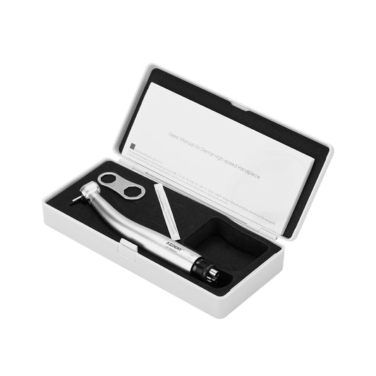 AZDENT High Speed Handpiece Torque Head Push Button E-generator LED 2/4 Hole Triple Water Spray