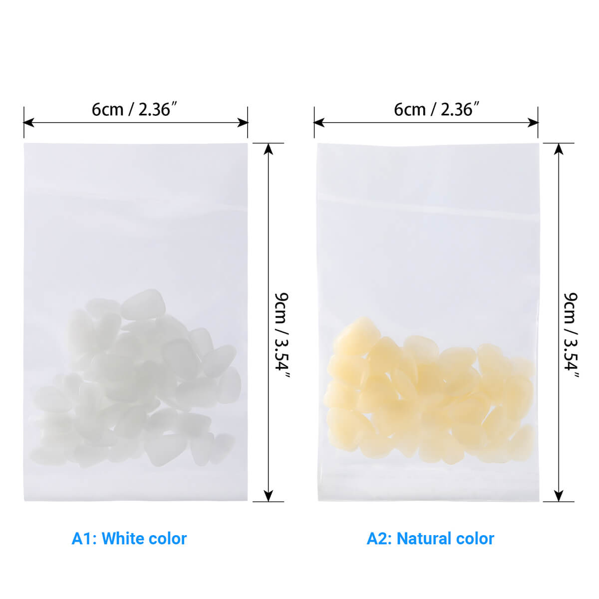 Dental Provisional Teeth Veneers Ultra-Thin Temporary Crowns for Upper Anterior A1 A2 50pcs/Bag - azdentall.com